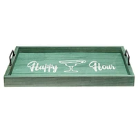 Elegant Designs™ 15.5" Happy Hour Serving Tray with Handles