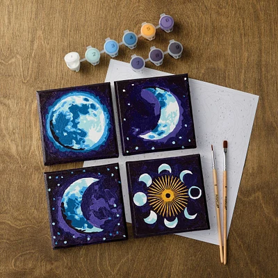 Lunar Phases Paint-by-Number Gallery Mini Kit by Artist's Loft®