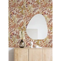 Caroline et Bettina Amber Feuilles Peel & Stick Wallpaper