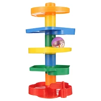 Children's Ball Chute Educational Toy with 5 Colorful Ramps