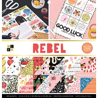 DCWV® Rebel Cardstock Paper Pad, 12" x 12"