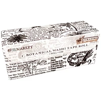 49 And Market Curators Essential 4'' Botanical Washi Tape Roll, 33ft.