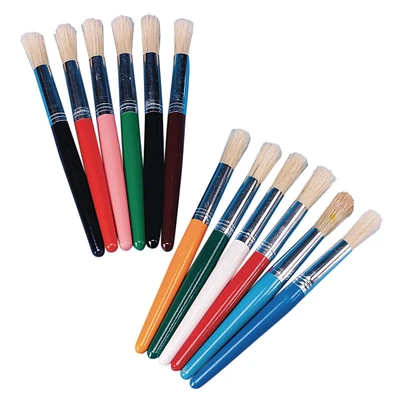 S&S® Worldwide Stubby Paint Brush Pack