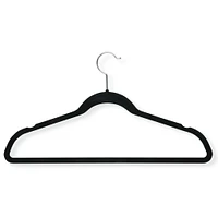 Honey Can Do Black Flocked Suit Hanger, 20ct.