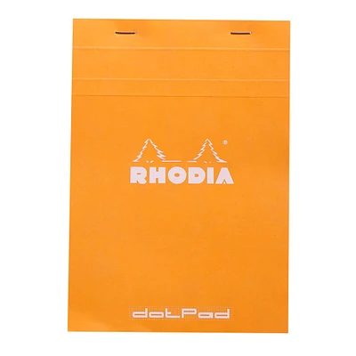 Rhodia® Orange dotPad Grid Pad, 6" x 8.25"