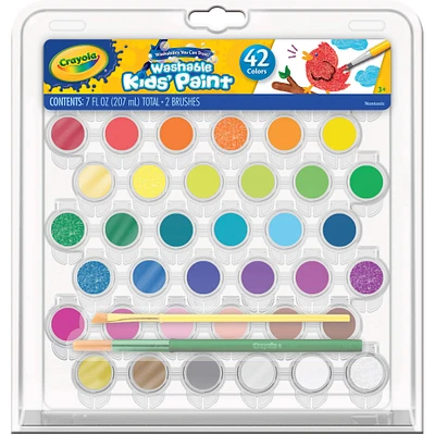 5 Pack: Crayola® 42 Color Washable Kids Paint