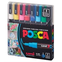 Uni Posca PC-3M Fine Tip Paint Marker Set