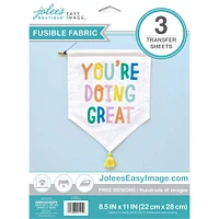 6 Packs: ct. ( total) Jolee's Boutique® Easy Image® Fusible Cotton Fabric Transfer Sheets