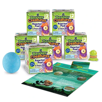 Learning Resources Beaker Creatures Series 2 Reactor Pods Blind Packs, 6ct.