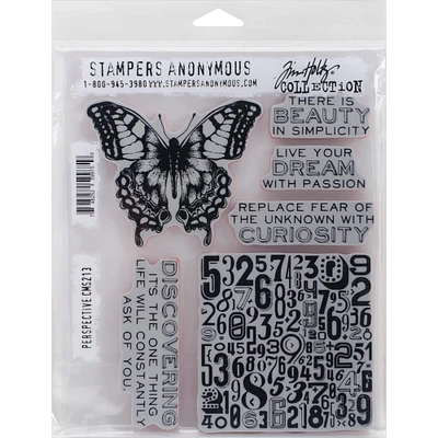 Stampers Anonymous Tim Holtz® Perspective Cling Stamps
