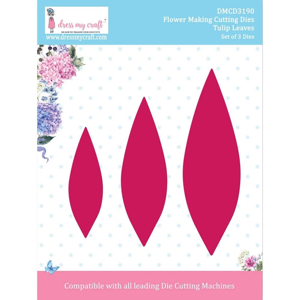 Dress My Craft Dies-Flower Making-Tulip Leaves