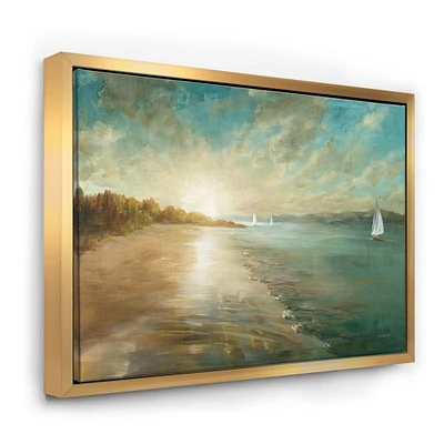 Designart - Coastal Pastel Horizon