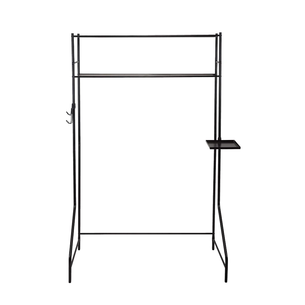 Organize It All Multi-Use Space Saver Rack in Black