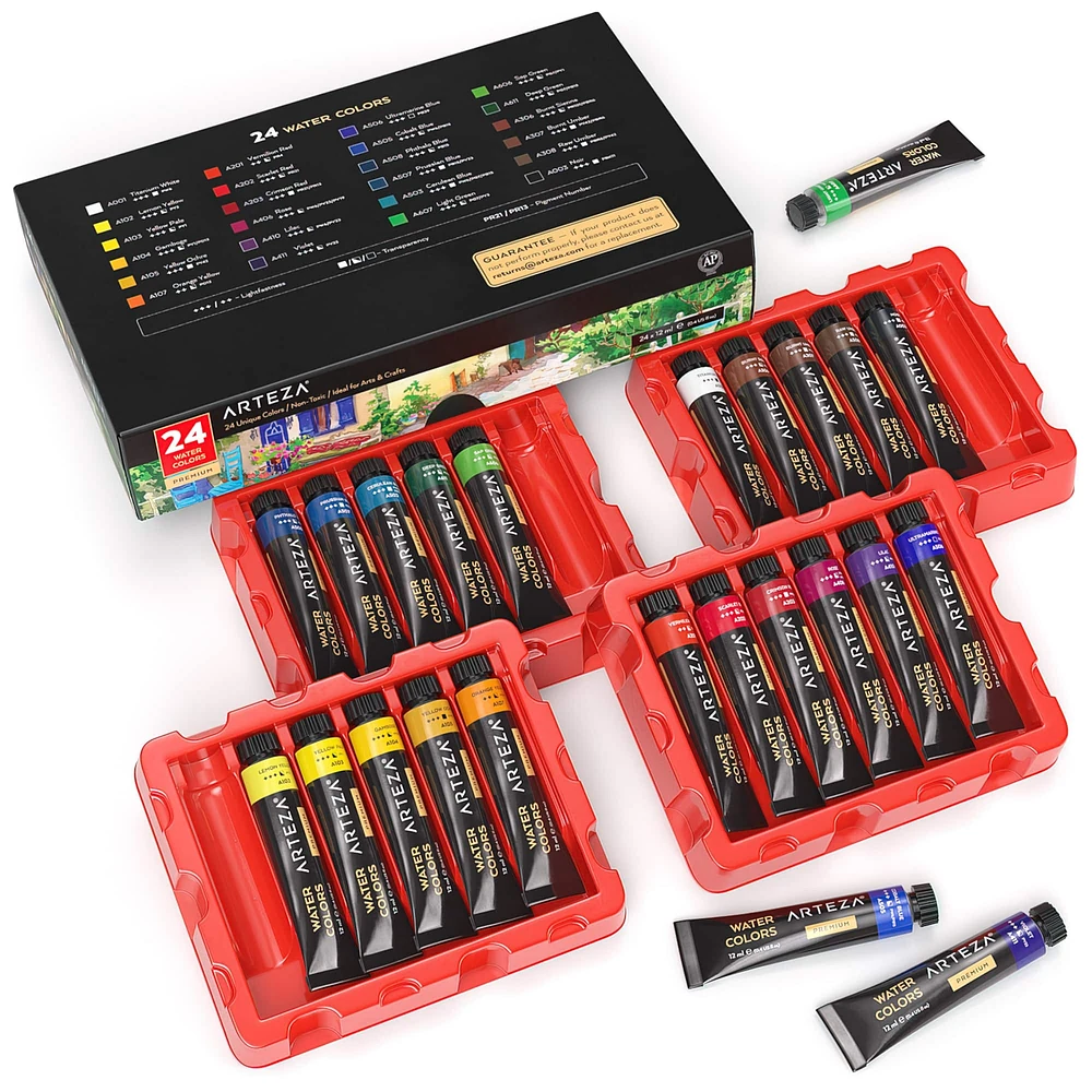 Arteza® 24 Color Watercolor Paint Set