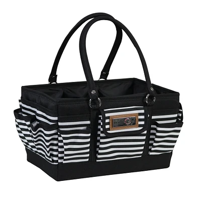 Everything Mary Black & White Stripe Deluxe Store and Tote