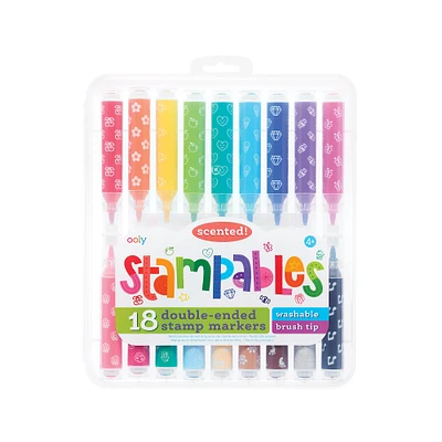 OOLY Stampables Double Ended Scented Markers Set
