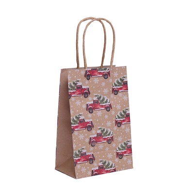 8" Christmas Tree Truck Gift Bags, 6ct. by Celebrate It™