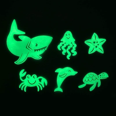 Sea Creatures Glow-in-the-Dark Stickers by Creatology™