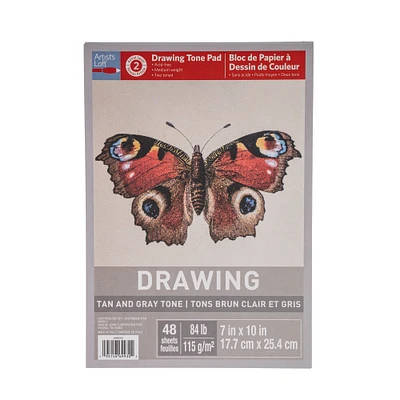 15 Pack: Tan & Gray Tone Drawing Pad by Artist's Loft