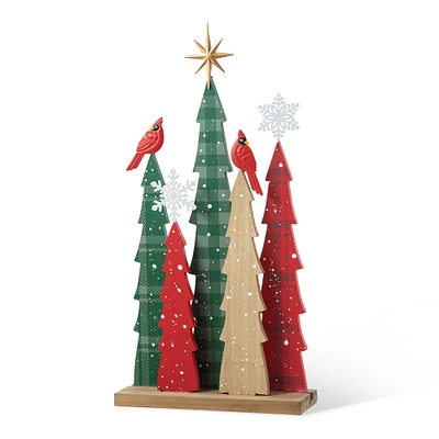 Glitzhome® 23.5" Wooden Christmas Tree Table Décor