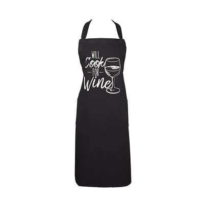 DII® Will Cook For Wine Chef Apron