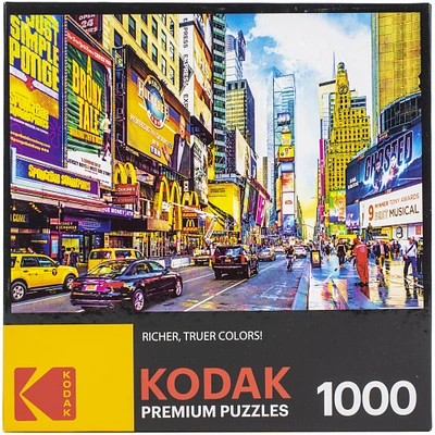 Kodak Premium Times Square & 8th Avenue New York 1000 Piece Jigsaw Puzzle
