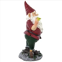 Design Toscano® 15.5" Birdy and Spader the Garden Gnome Statue