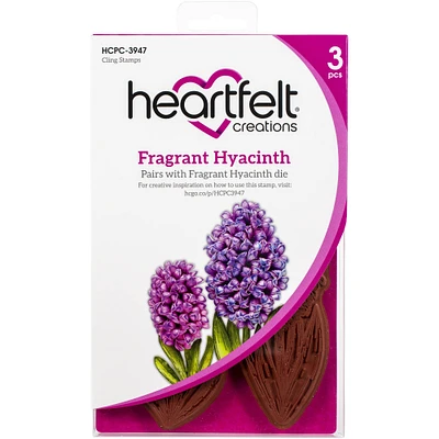 Heartfelt Creations® Fragrant Hyacinth Cling Rubber Stamp Set