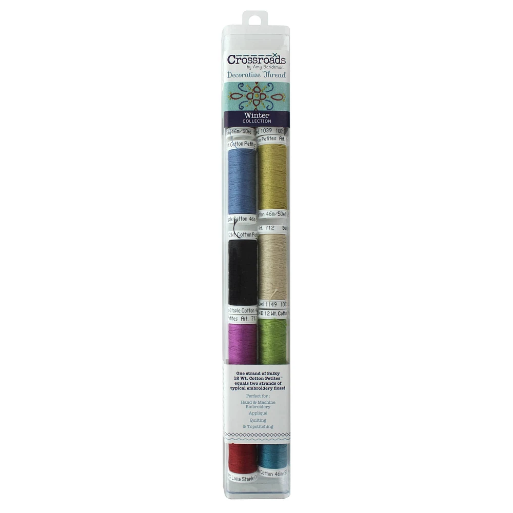 Sulky® Crossroads by Amy Barickman Winter Collection Cotton Thread