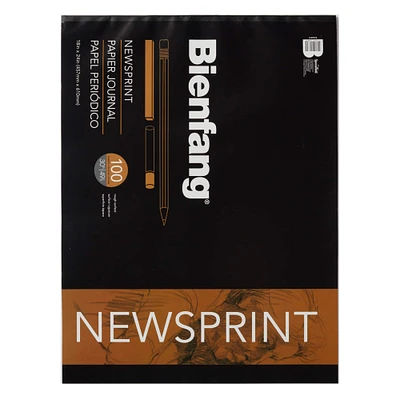 Bienfang® Newsprint Paper Pad, 18" x 24"