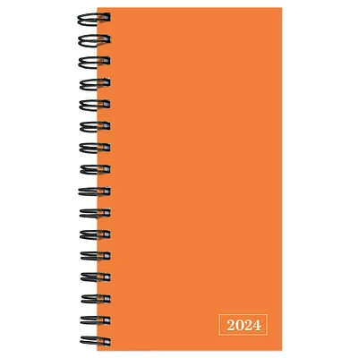 TF Publishing 2024 Citrus Orange Small Weekly Monthly Planner