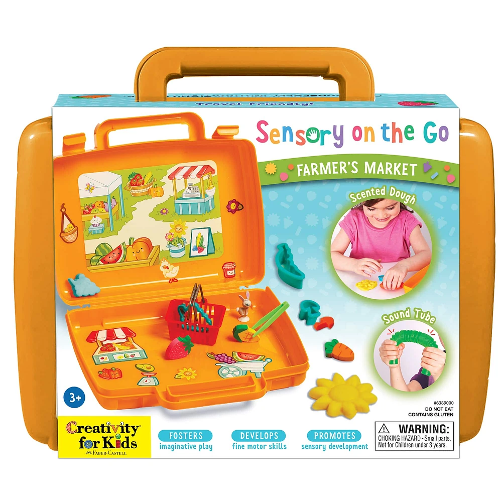 6 Pack: Creativity for Kids® Sensory on the Go Farmer's Market Play Kit