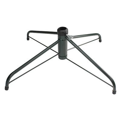 Green Metal Folding Artificial Christmas Tree Stand