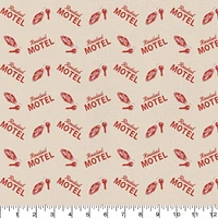 Schitt's Creek Café Motel & Keys Precut Cotton Fabric