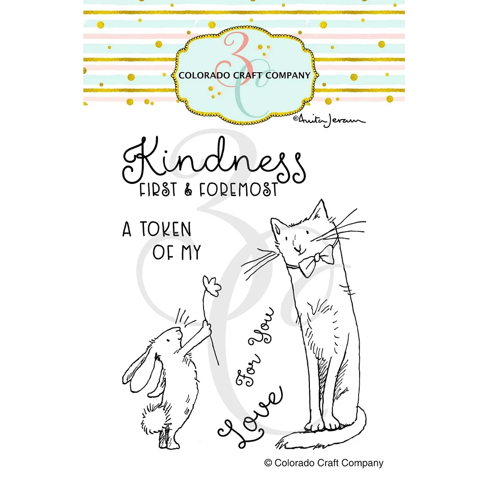 Colorado Craft Company Kindness First Clear Stamps