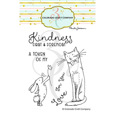Colorado Craft Company Kindness First Clear Stamps