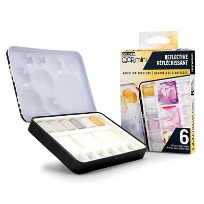 8 Pack: Golden® QoR® Mini Reflective Artist Watercolor Set