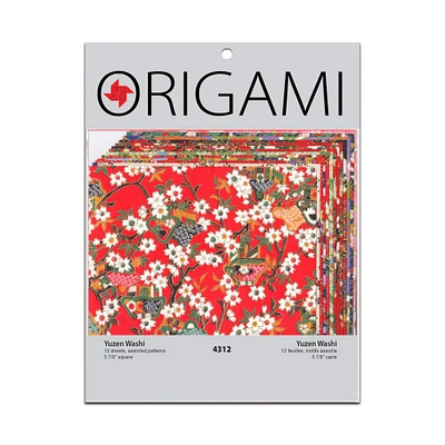 Yasutomo Yuzen 6'' Origami Paper, 12 Sheets