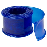 25ft. x 2" Transparent Blue Swimming Pool Filter Backwash Hose