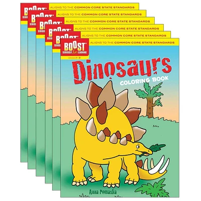 4 Packs: 6 ct. (24 total) BOOST™ Dinosaurs Coloring Books