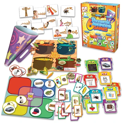 Junior Learning® 6 Phonemic Awareness Games Learning Set