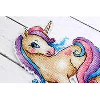 MP Studia Unicorn Plastic Canvas Counted Cross Stitch Kit