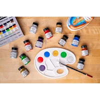 12 Packs: 12 ct. (144 total) Angelus® Metallic & Pearlescent Acrylic Leather Paint Kit