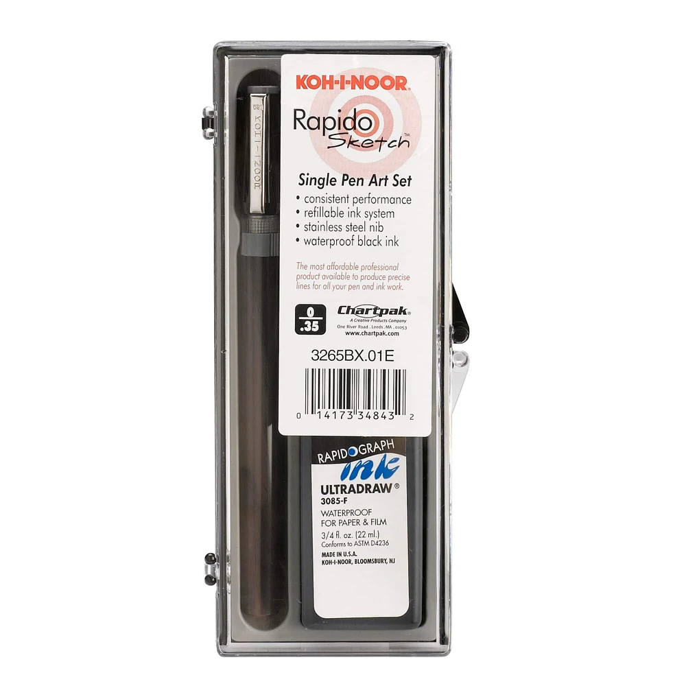 Koh-I-Noor® Rapido Sketch™ Technical Pen Kit, 0.35mm