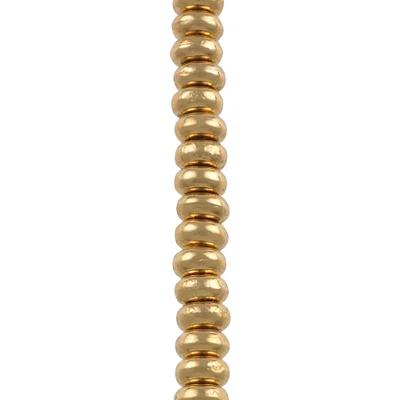 12 Pack: Metal Rondelle Beads