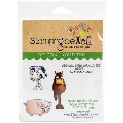 Stamping Bella Oddball Farm Animals Cling Stamps