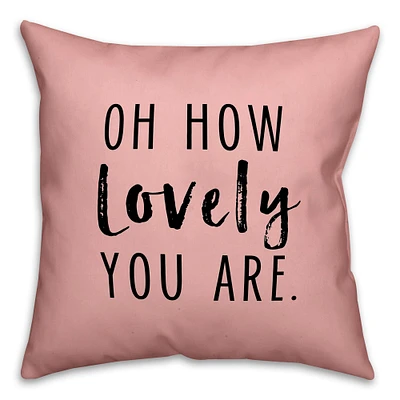 Oh How Lovely Throw Pillow