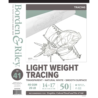 Borden & Riley® No. 41 Light-Weight Tracing Pad