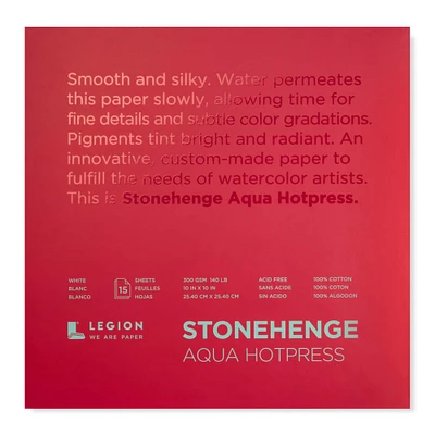 Legion Paper Stonehenge Aqua Block Watercolor Pad