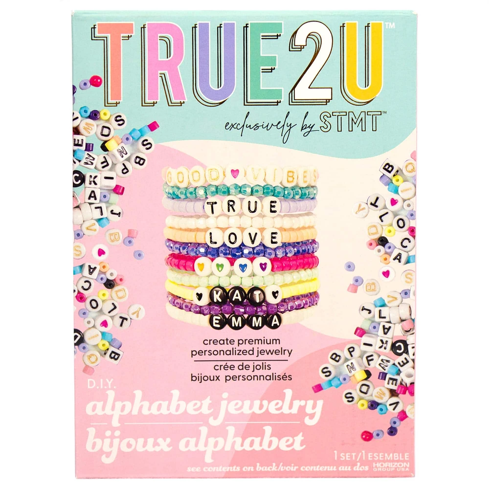 8 Pack: STMT™ Tru2U™ D.I.Y. Alphabet Jewelry Kit